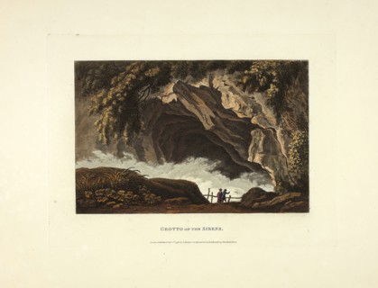 Grotto of the Sirens, plate thirty from the Ruins of Rome, published February 1, 1798, M. Dubourg,