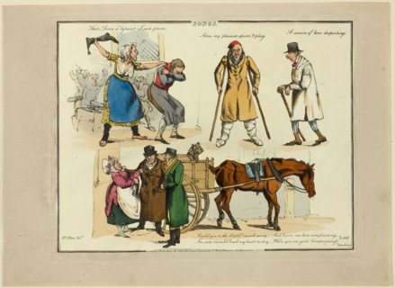 Plate from Illustrations to Popular Songs, 1822, Henry Alken (English, 1785-1851), published by