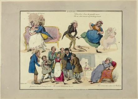 Plate from Illustrations to Popular Songs, 1822, Henry Alken (English, 1785-1851), published by