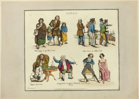 Plate from Illustrations to Popular Songs, 1822, Henry Alken (English, 1785-1851), published by