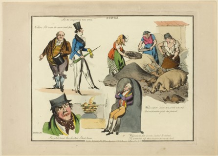 Plate from Illustrations to Popular Songs, 1822, Henry Alken (English, 1785-1851), published by