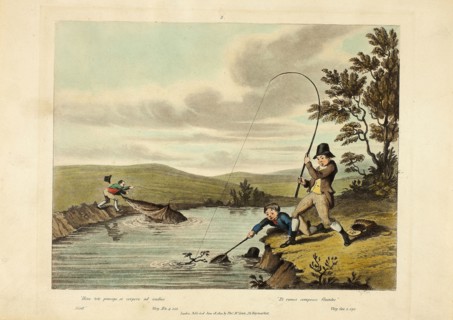 Delights of Fishing, 1823, Charles Turner (English, 1773-1857), after Sir Robert Frankland