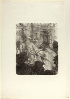 Textile Market, Cracow, from Au Pied du Sinaï, 1897, published 1898, Henri de Toulouse-Lautrec,