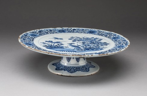 Cheese Dish, c. 1680, Netherlands, Delft, Delft, Tin-glazed earthenware (Delftware), 8.3 × 32.9 cm