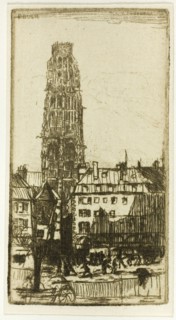 Tour de Beurre, Rouen, 1899, Donald Shaw MacLaughlan, American, born Canada, 1876-1938, United