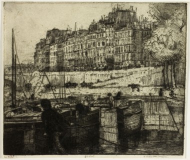 La Cité, Paris, 1900, Donald Shaw MacLaughlan, American, born Canada, 1876-1938, United States,