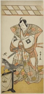 The Actor Ichikawa Danjuro V as Ashikaga Takauji in the Play Kaeribana Eiyu Taiheiki, Performed at
