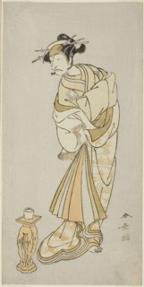 The Actor Ichikawa Danjuro V as the Spirit of Monk Seigen in the Shosagoto Dance Sequence Sono