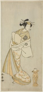 The Actor Nakamura Noshio I as the Spirit of the Courtesan Takao, in the Shosagoto Dance Sequence