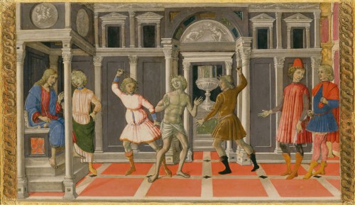 The Dream of Saint Jerome, 1476, Matteo di Giovanni, Italian, c. 1430-1495, Italy, Tempera on