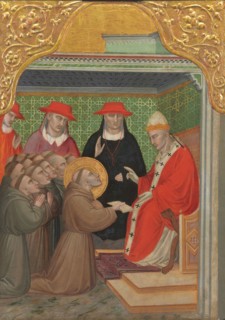 Saint Francis before the Pope (The Approva of the Franciscan Rule), 1390/1400, Spinello Aretino