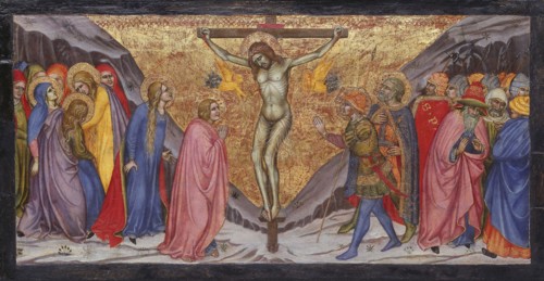 The Crucifixion, 1401/04, Taddeo di Bartolo, Italian, 1362/63-1422, Italy, Tempera on panel, Panel: