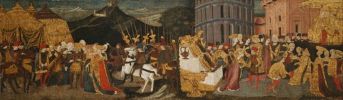 The Continence of Scipio, c. 1455, Workshop of Apollonio di Giovanni and Marco del Buono Giamberti,