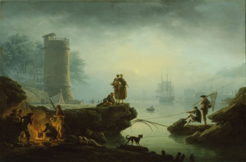 Morning, 1760, Claude Joseph Vernet, French, 1714-1789, France, Oil on canvas, 65.7 × 96.8 cm (25