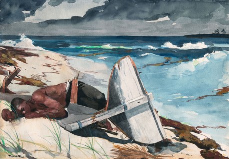 After the Hurricane, Bahamas, 1899, Winslow Homer, American, 1836-1910, United States, Transparent