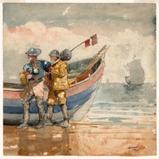 The Return, Tynemouth (recto) Study (verso), 1881, Winslow Homer, American, 1836-1910, United