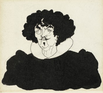 Portrait of Whistler in Spanish 17th Century Costume, 1892/1898, Aubrey Vincent Beardsley, English,