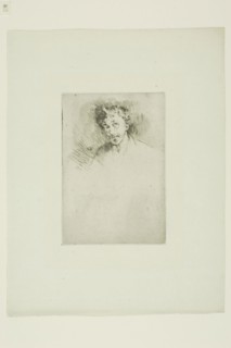 Whistler with the White Lock, 1876/79, James McNeill Whistler, American, 1834-1903, United States,
