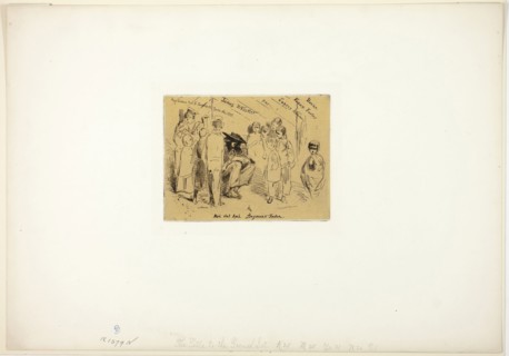 The Title Page for ‘Douze Eaux Fortes d’après Nature’, 1858, James McNeill Whistler, American,