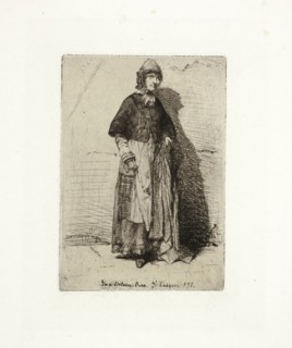 La Mère Gérard, 1858, James McNeill Whistler, American, 1834-1903, United States, Etching in black
