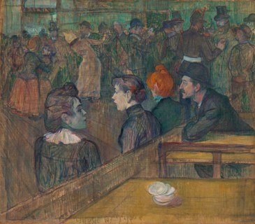 Moulin de la Galette, 1889, Henri de Toulouse-Lautrec, French, 1864-1901, France, Oil on canvas, 35