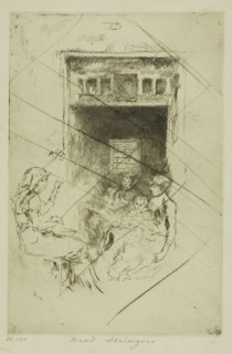 Bead Stringers, 1880, James McNeill Whistler, American, 1834-1903, United States, Etching and