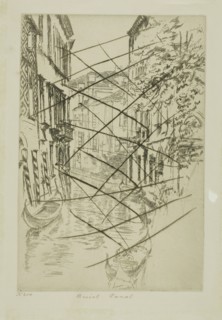 Quiet Canal, 1879/80, James McNeill Whistler, American, 1834-1903, United States, Etching and