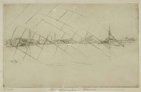 La Salute: Dawn, 1879/80, James McNeill Whistler, American, 1834-1903, United States, Etching and