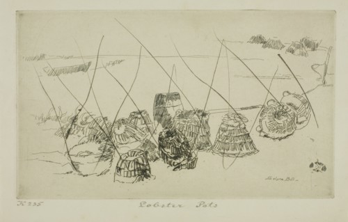 Lobster Pots, Selsea Bill, 1880/81, James McNeill Whistler, American, 1834-1903, United States,