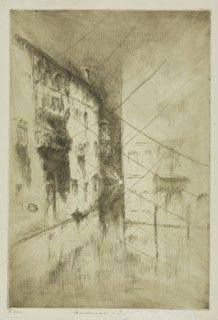 Nocturne: Palaces, 1879/80, James McNeill Whistler, American, 1834-1903, United States, Etching and