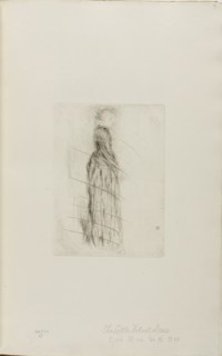 The Little Velvet Dress, 1873, James McNeill Whistler, American, 1834-1903, United States, Drypoint