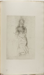 Agnes, 1875/78, James McNeill Whistler, American, 1834-1903, United States, Drypoint with foul