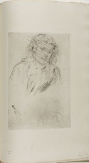 Fumette’s Bent Head, 1859, James McNeill Whistler, American, 1834-1903, United States, Drypoint