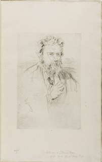Z. Astruc, Editor of ‘L’Artiste’, 1859, James McNeill Whistler, American, 1834-1903, United States,