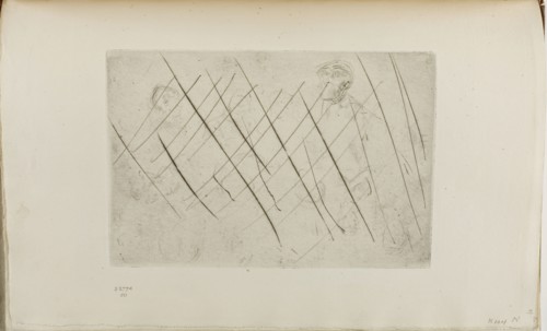 Sketch of Heads, 1875, James McNeill Whistler, American, 1834-1903, United States, Drypoint with