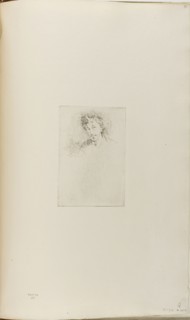 Whistler with the White Lock, 1876/79, James McNeill Whistler, American, 1834-1903, United States,