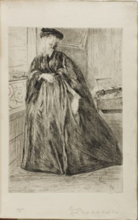 Finette, 1859, James McNeill Whistler, American, 1834-1903, United States, Etching and drypoint,