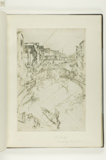The Bridge, Santa Marta, 1879/80, James McNeill Whistler, American, 1834-1903, United States,