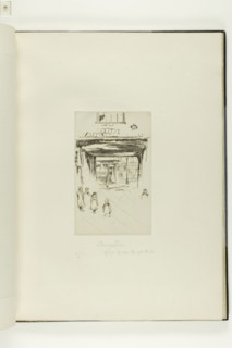 Drury Lane, 1880/81, James McNeill Whistler, American, 1834-1903, United States, Etching with foul