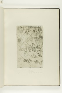 Turkeys, 1880, James McNeill Whistler, American, 1834-1903, United States, Etching and drypoint