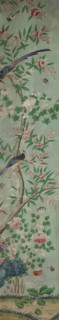 Wall Panel: Birds and Flowers, 1800/25, France, Hand-painted paper, 284.5 × 53.3 cm (112 × 21 in.)