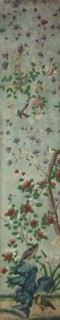 Wall Panel: Birds and Flowers, 1800/25, France, Hand-painted paper, 284.5 × 53.3 cm (112 × 21 in.)