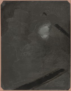 At the Concert, 1896, Henri de Toulouse-Lautrec, French, 1864-1901, France, Zinc lithographic plate