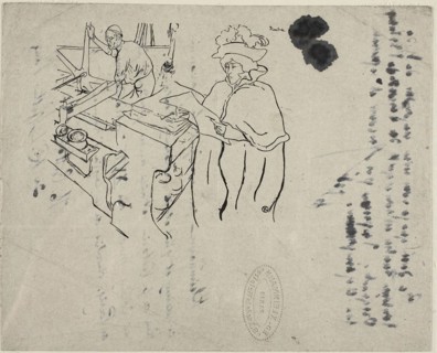 Cover of L’Estampe originale, with notes, 1893, Henri de Toulouse-Lautrec, French, 1864-1901,
