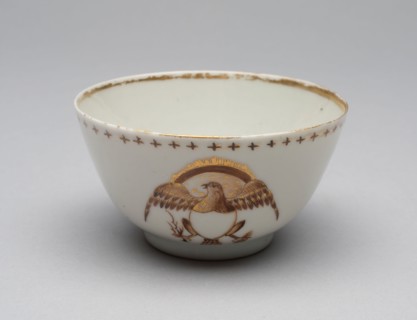 Teacup, c. 1795, China, Chinese, made for the American market, China, Porcelain, 4.8 × 8.7 cm (1