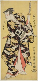 Ichikawa Yaozo lll in the Role of Fuwa no Banzaemon Shigekatsu, 1794, Toshusai Sharaku ??? ??,