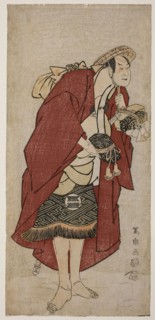 The Actor Sakata Hangoro III as the Groom Abumizuri no Iwazo in Koriyama, Actually Kurisaka Taro