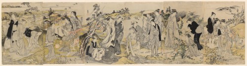 The Noda Jewel River, from a hexaptych depicting the Six Jewel Rivers, c. 1781/89, Kubo Shunman,