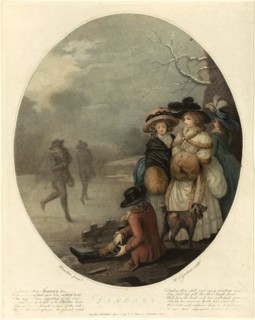 January, April 4, 1788, William Nelson Gardiner, Irish, 1766-1814, Ireland, Color stipple engraving