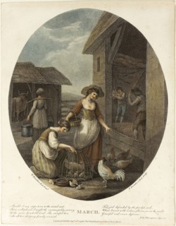 March, August 20, 1793, Francesco Bartolozzi (Italian, 1727-1815), after William Hamilton (English,